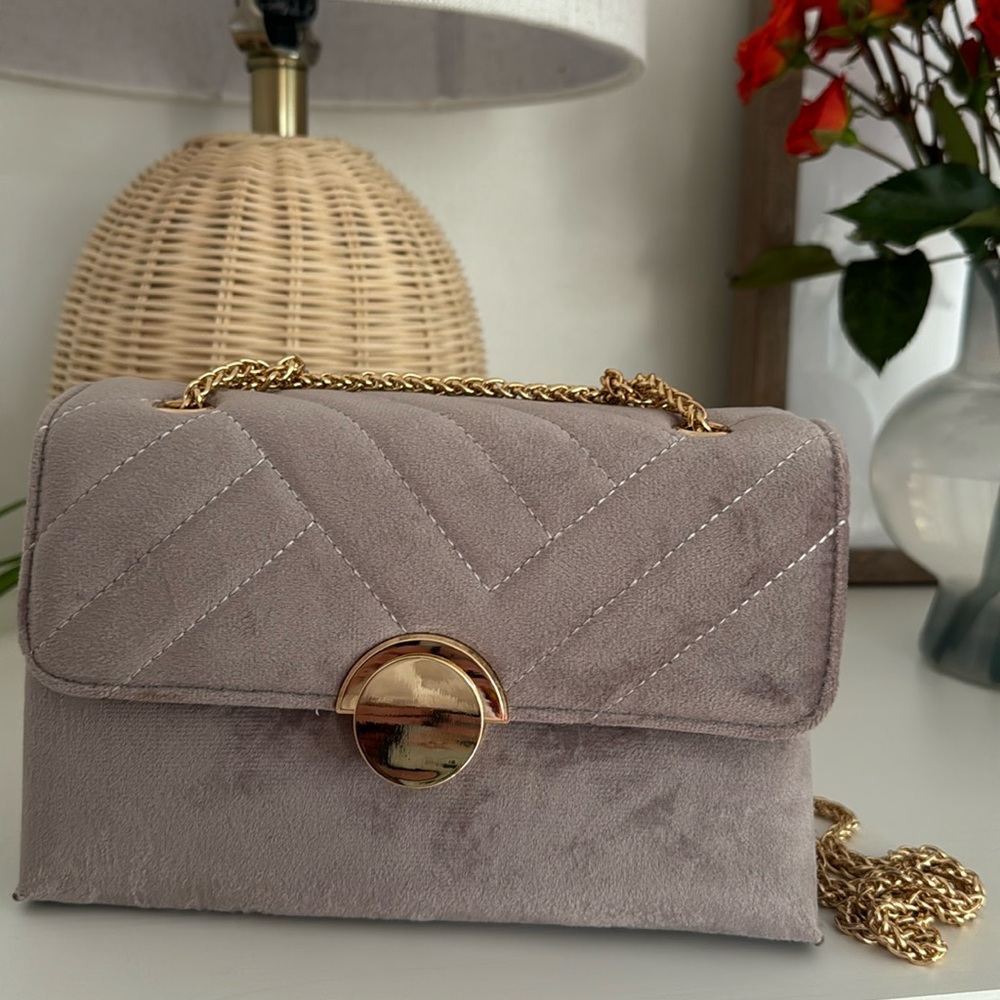 Brand new Olga Berg - wanda velvet shoulder bag